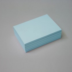 Bloc papel azul