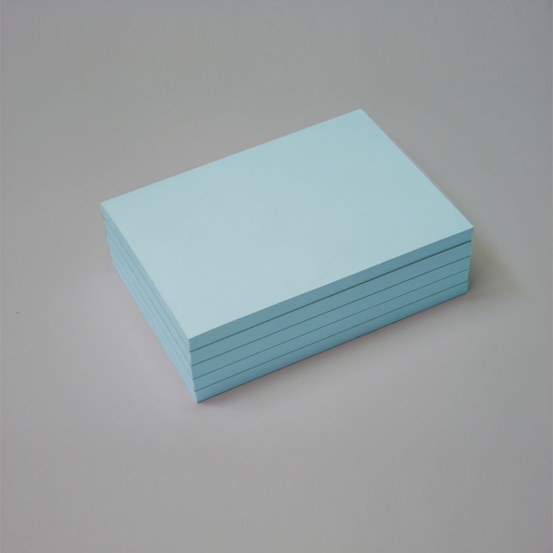 Bloc papel azul