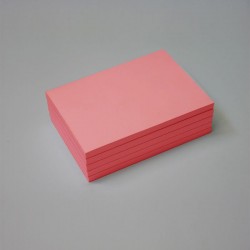 Bloc papel rojo