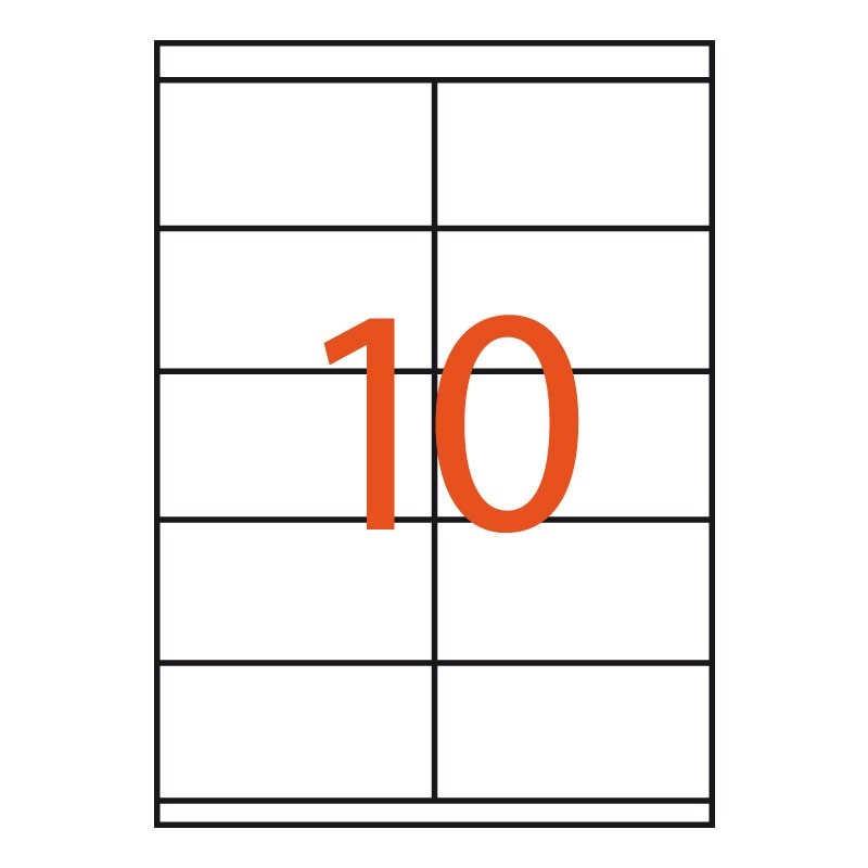 10 etiquetas adhesivas