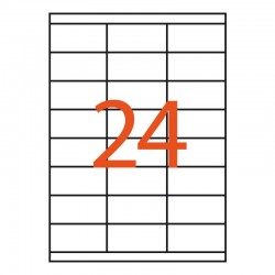 24 etiquetas adhesivas