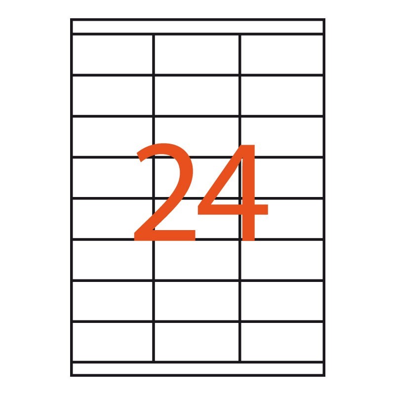 24 etiquetas adhesivas