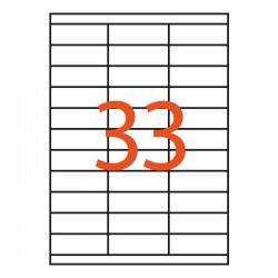 33 etiquetas adhesivas