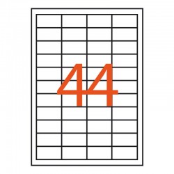 44 etiquetas adhesivas
