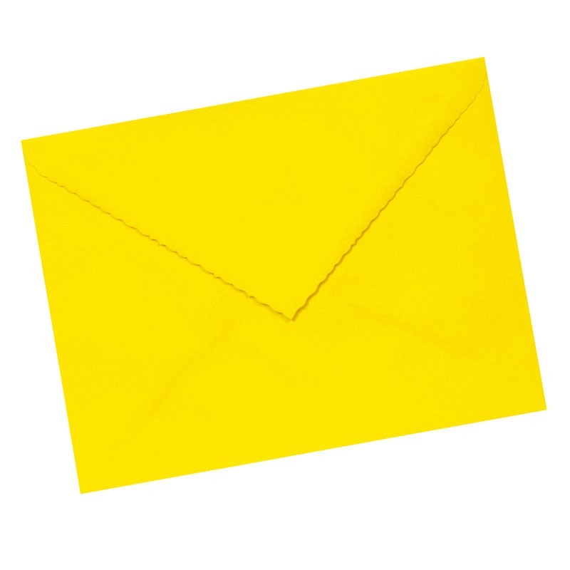 Sobre 160x220 amarillo limón