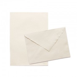 Papel Natura crema 21,5x30,5 cms.