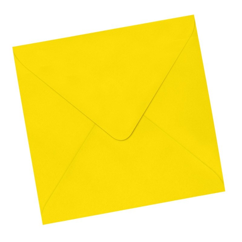 Sobre 170x170 amarillo limón