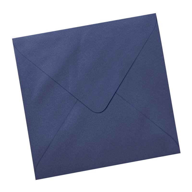 Sobre 170x170 azul metalizado