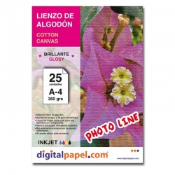 Lienzo de algodón (25 hojas)