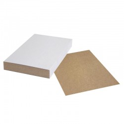 Cartoncillo reverso kraft