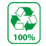 PAPEL 100% RECICLADO